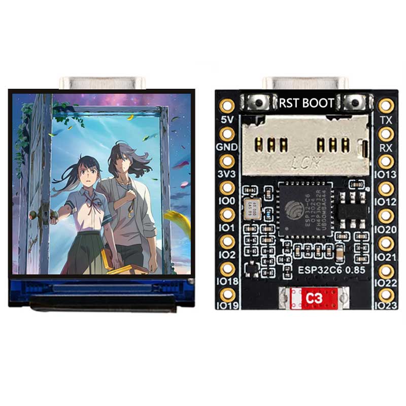 ESP32 C6 0.85 İnç 128X128 IPS  - Esp32 Wifi Bluetooth Module incelemesi ve fiyatı