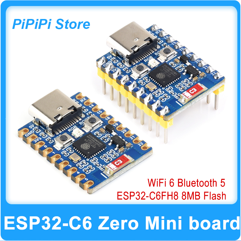 ESP32-C6 Zero Süper Mini Geliş - Espressif Esp32 incelemesi ve fiyatı